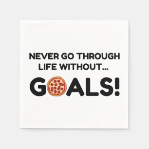 SERVIETTE EN PAPIER PIZZA GOALS