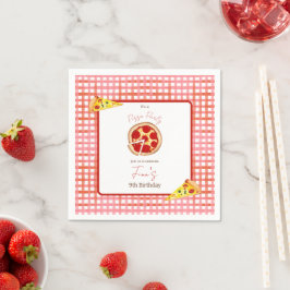 Serviette En Papier Pizza Party Any Age Birthday