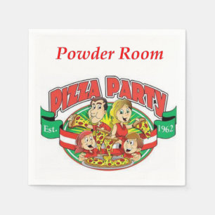 Serviette En Papier Pizzeria Poudre Papier de chambre Naples