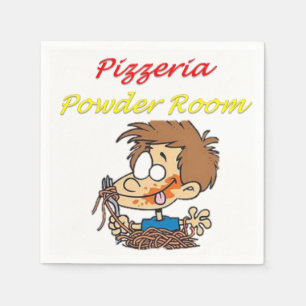 Serviette En Papier Pizzeria Poudre Papier de chambre Naples