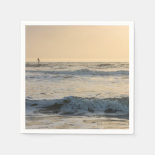 Serviette En Papier Plage de Cocoa Paddle-board