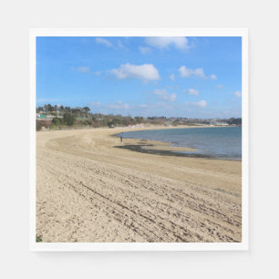 Serviette En Papier Plage du Moulin Blanc à Brest