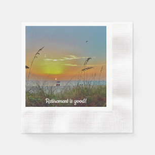 Serviette En Papier Plage Sunset Napkins