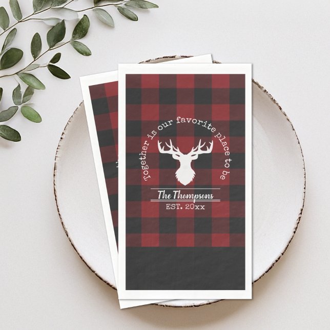 Serviette En Papier Plaid (Créateur téléchargé)
