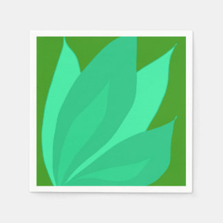 Serviette En Papier Plante vert