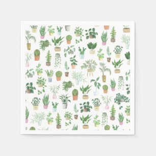 Serviette En Papier Plants de Plants