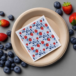Serviette En Papier Plaque de papier Baby shower Berry Sweet