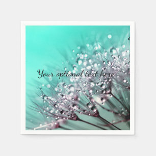 Serviette En Papier Plaque papier en fleur Aqua Cactus Bonsai