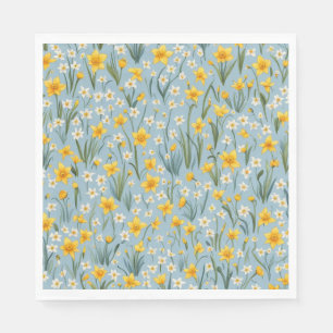 Serviette En Papier Plaques de pique-nique - Daffodiques