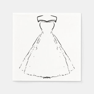 Serviette En Papier Plaques en papier Carré traditionnel Mariage