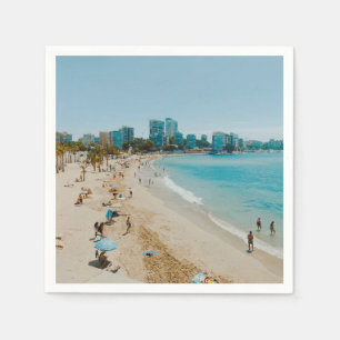Serviette En Papier Playa San Juan - Alicante - Espagne