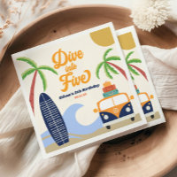 Plongez dans cinq Surfs Bleu 5e anniversaire fête 