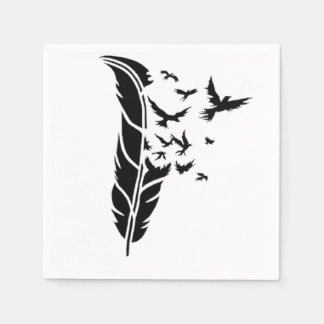Serviette En Papier plume & Eagle