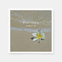 Plumeria Frangipani sur le Mariage de sable