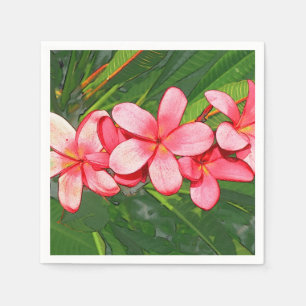 Serviette En Papier Plumerias
