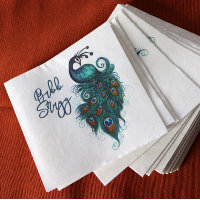 Plumes de paon Peacocks Turquoises