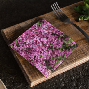 Serviette En Papier Plutôt rose Daphné Floral