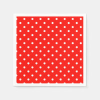 Poche rouge et blanc point glamour moderne
