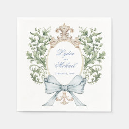 Serviette En Papier Poignets de feuille avec poule | MARIAGE