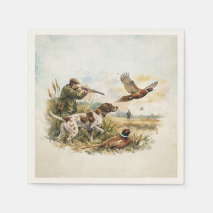 Serviette En Papier Pointer allemand de chasse