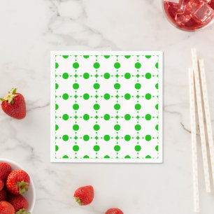 Serviette En Papier Points verts, Motif à pois, Pois, Pointillé