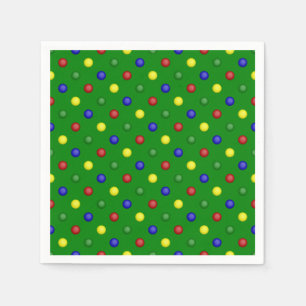 Serviette En Papier Pois principal - Papier vert Naples