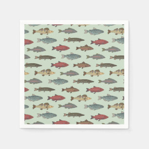 Serviette En Papier Poisson