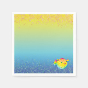 Serviette En Papier Poisson