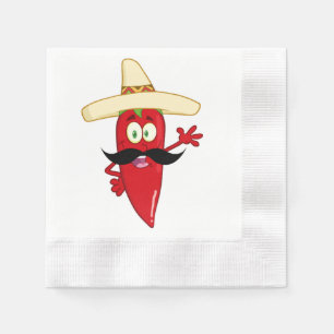 Serviette En Papier Poivre chili