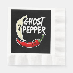 Serviette En Papier Poivre Fantôme Drôle épicé Halloween Fantôme Peppe