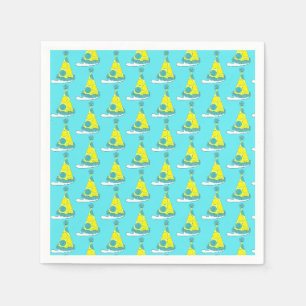 Serviette En Papier Polka Dot Casquette Bonne fête d'anniversaire