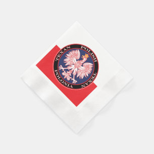 Serviette En Papier Polonia Round Polonais Texan
