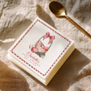 Serviette En Papier Pomme de nos Baby showers oculaires serviettes