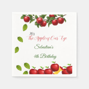 Serviette En Papier Pomme de Notre Oeil fête d'anniversaire