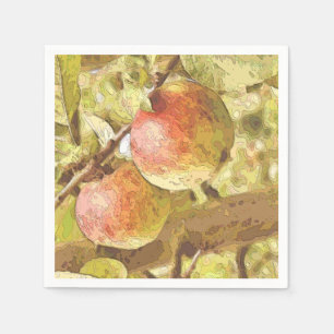 SERVIETTE EN PAPIER POMMES