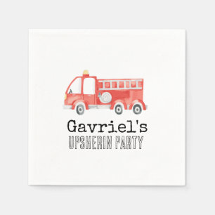 Serviette En Papier Pompier Partie Napkins