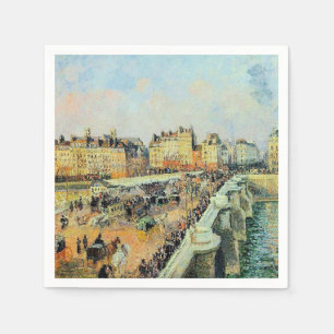 Serviette En Papier Pont Neuf, Après-midi, Sunlight Camille Pissarro