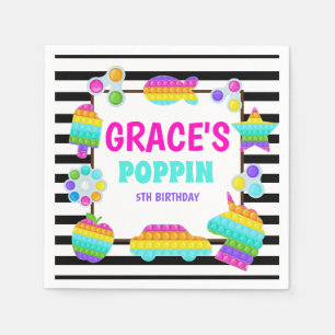 Serviette En Papier Pop it Fidget Napkin