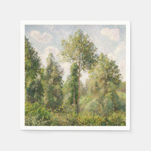 Serviette En Papier Poplars, Éragny Camille Pissarro
