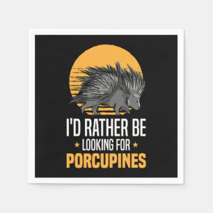 Serviette En Papier Porcupine