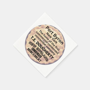 Serviette En Papier Port Byron, New York Maison du Mincemeat commercia
