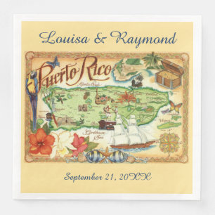 Serviette En Papier Porto Rico Paper Napkin