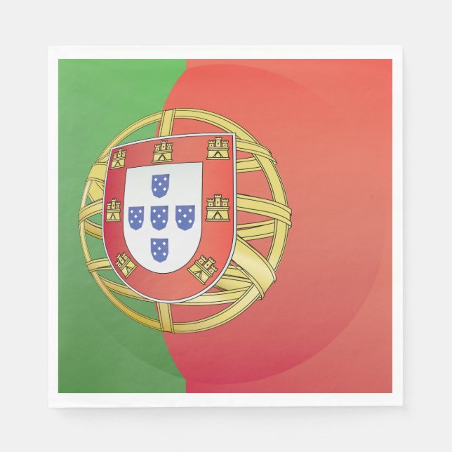 Serviette En Papier Portugal Crest (Devant)
