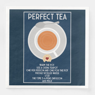 Serviette En Papier Poster Tea Wall Art