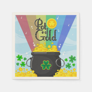 Serviette En Papier Pot d'or
