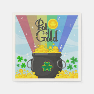 Serviette En Papier Pot d'or