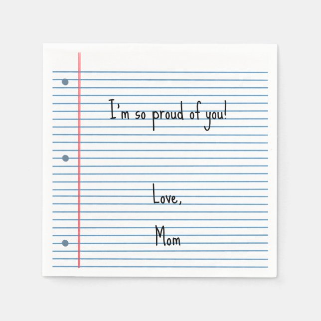 Serviette En Papier Poupée de poupée perdue sur mesure pour le retour  (Devant)