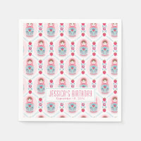 Poupée d'imbrication mignonne rose Matryoshka