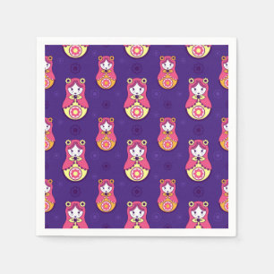 Serviette En Papier Poupées d'imbrication