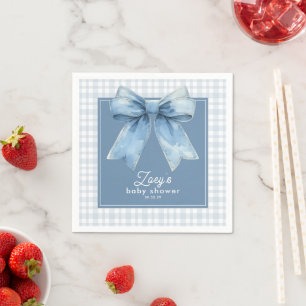 Serviette en papier pour Baby Shower Blue Jean Bab